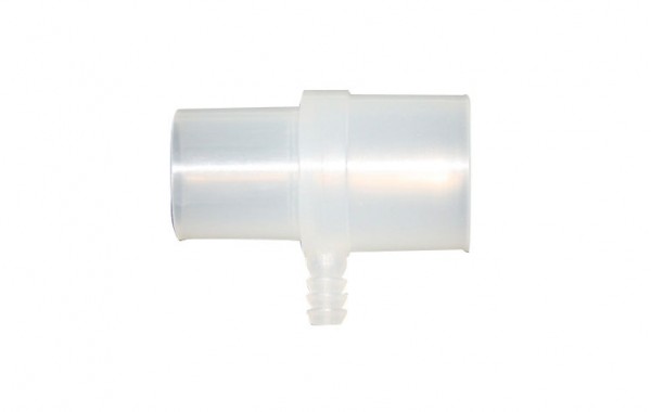 22mm Male X 22mm X 5mm nipple Oxygen inlet connector (polypropylene material)